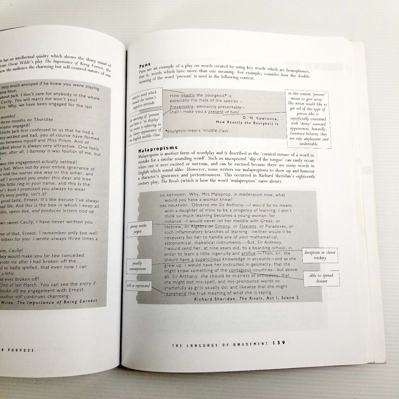 On Purpose: Studying Written Oral and Visual Language in Context PB 1996 1st Ed