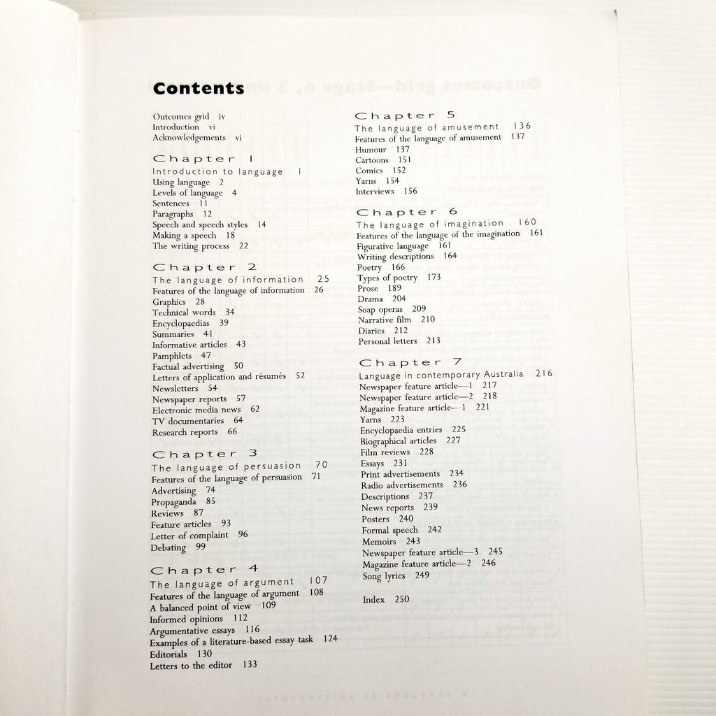 On Purpose: Studying Written Oral and Visual Language in Context PB 1996 1st Ed