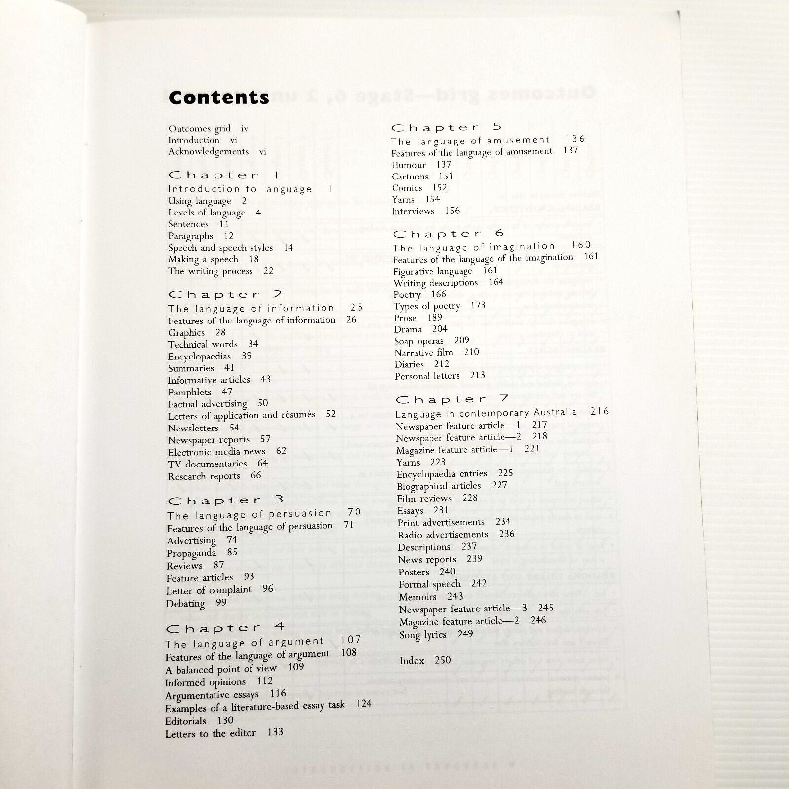 On Purpose: Studying Written Oral and Visual Language in Context PB 1996 1st Ed