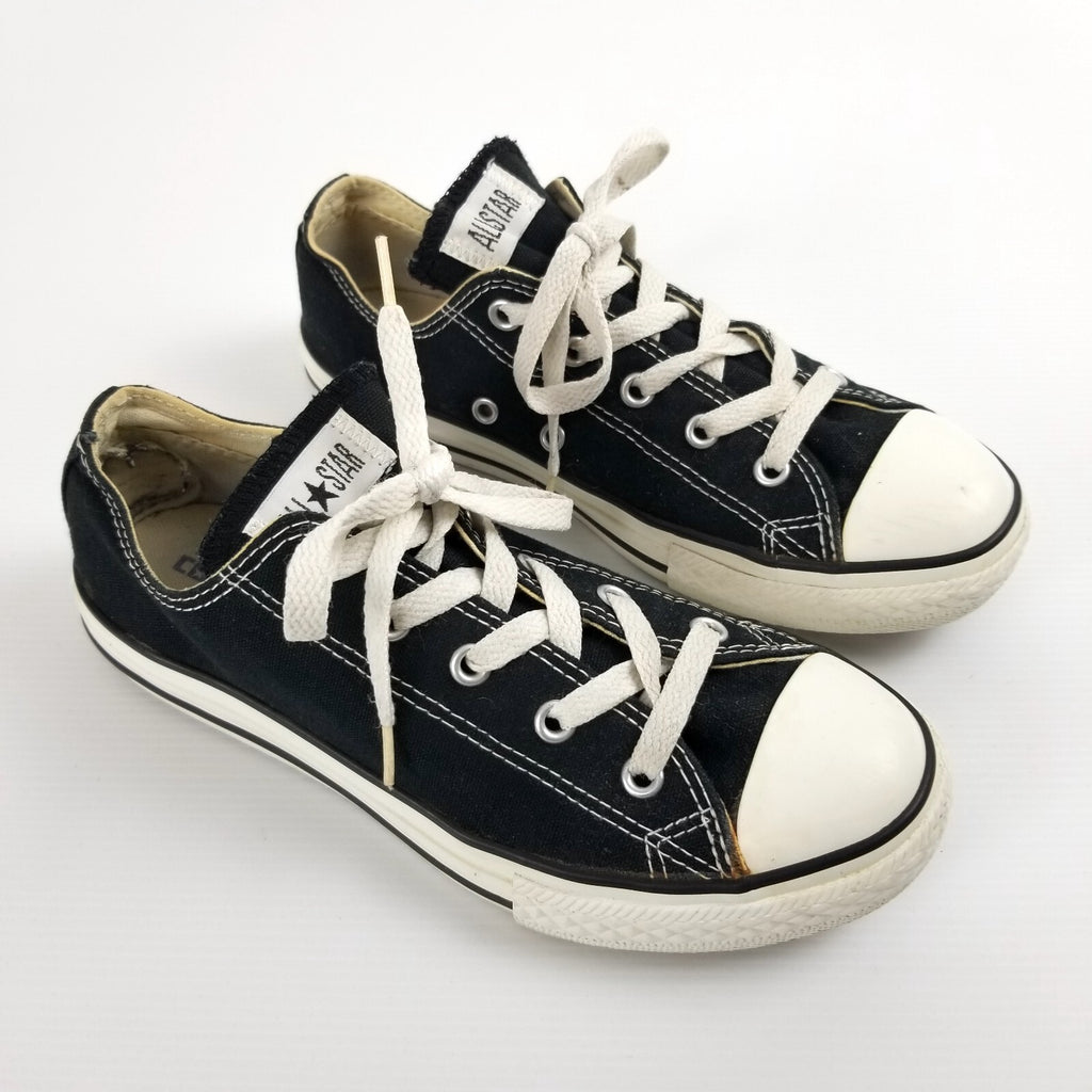 Converse Chuck Taylor All Star Junior Low Top Black US 3 Sneakers Shoes 3J235