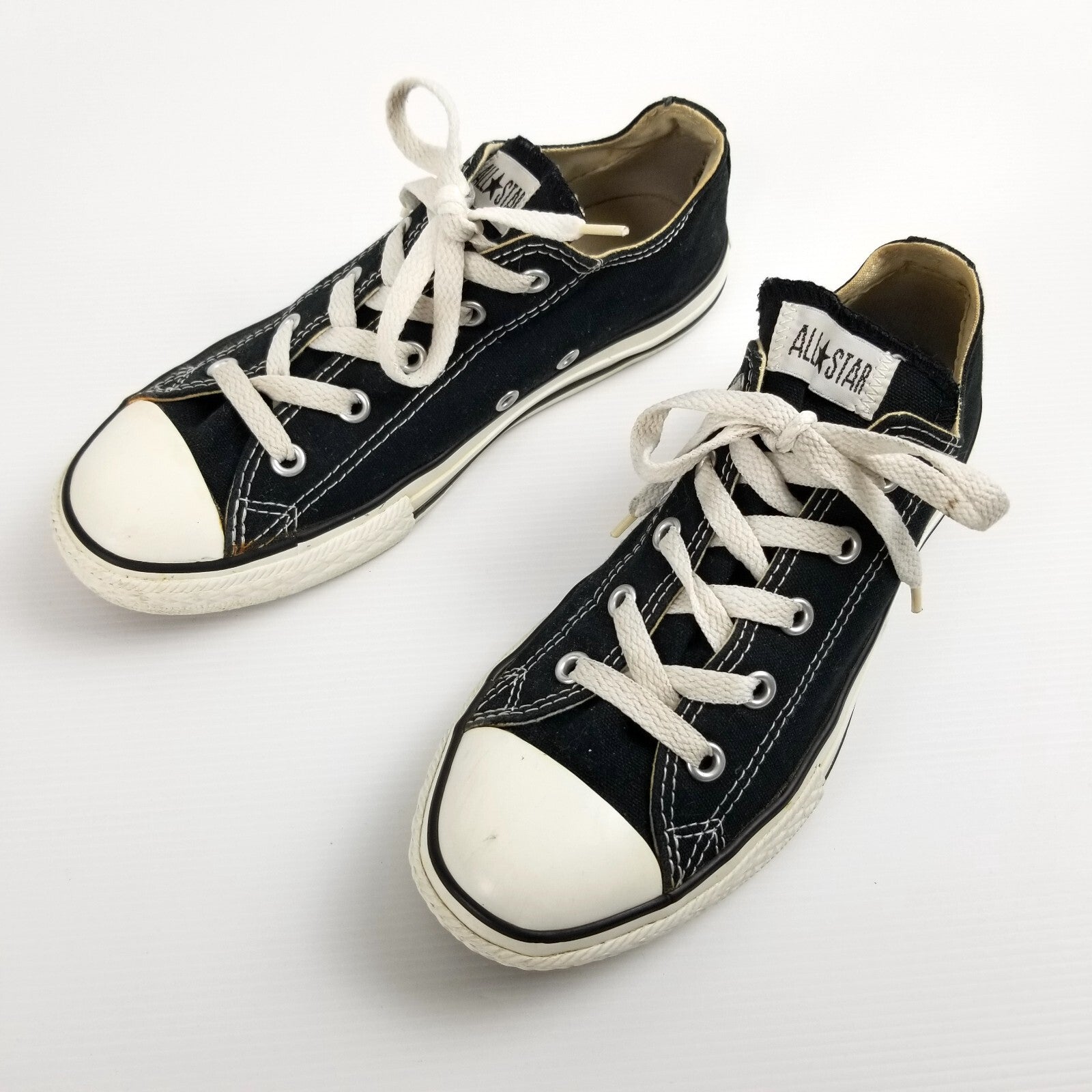 Converse Chuck Taylor All Star Junior Low Top Black US 3 Sneakers Shoes 3J235