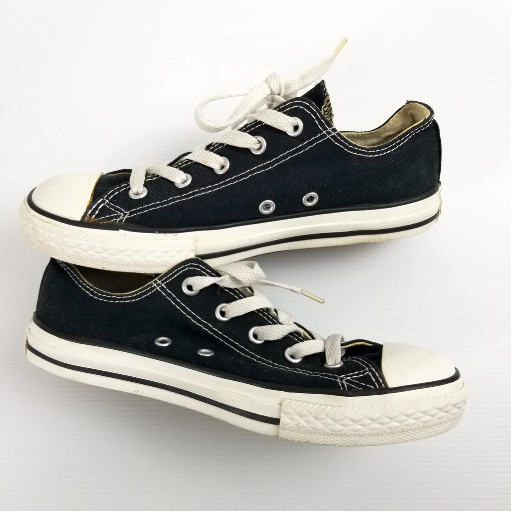 Converse Chuck Taylor All Star Junior Low Top Black US 3 Sneakers Shoes 3J235