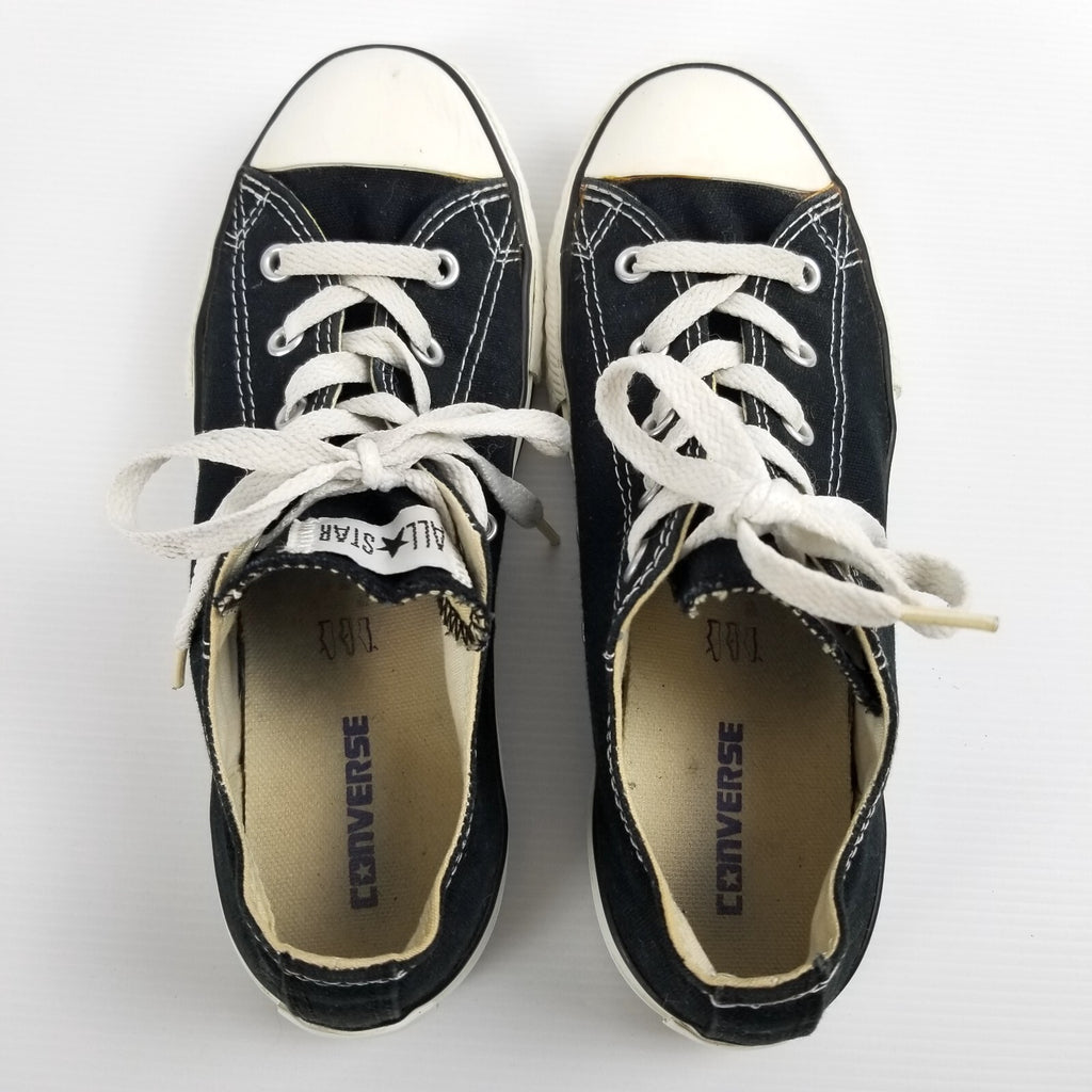 Converse Chuck Taylor All Star Junior Low Top Black US 3 Sneakers Shoes 3J235