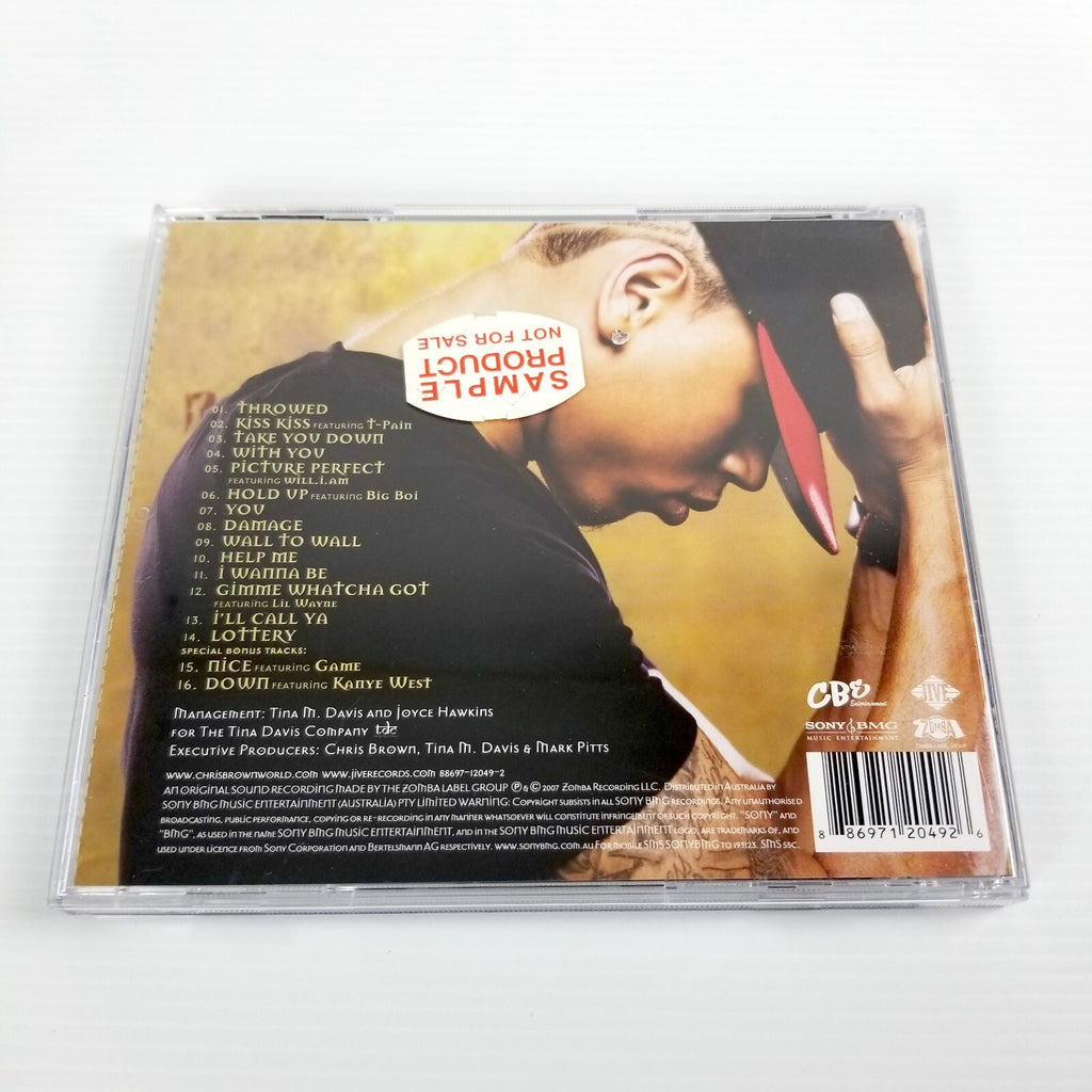 Exclusive by Chris Brown (CD, 2007) Hip Hop R&B Rap Music Y2K Like New