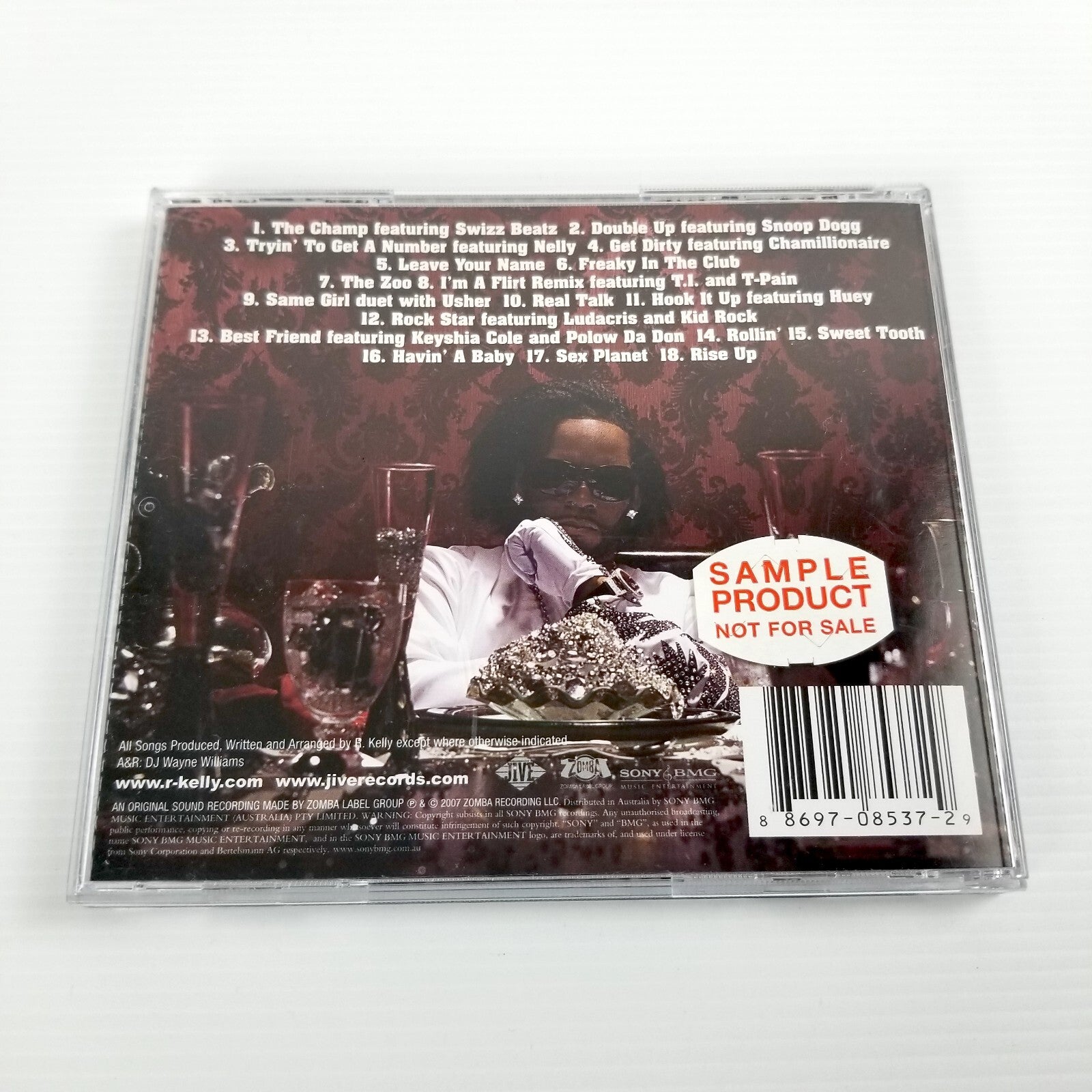 Double Up by R. Kelly (CD, 2007) Hip Hop R&B Rap Music Y2K Ft. Snoop Dogg Usher