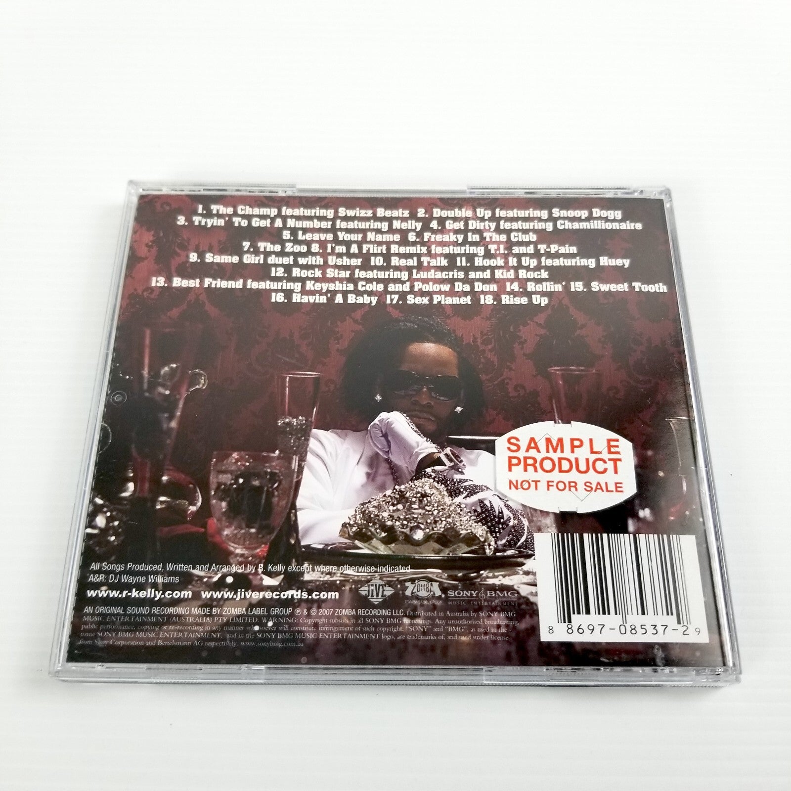 Double Up by R. Kelly (CD, 2007) Hip Hop R&B Rap Music Y2K Ft. Snoop Dogg Usher