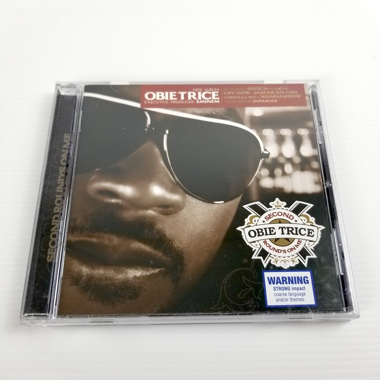 Second Round's on Me by Obie Trice (CD, 2006) Shady Hip Hop R&B Rap Music Y2K