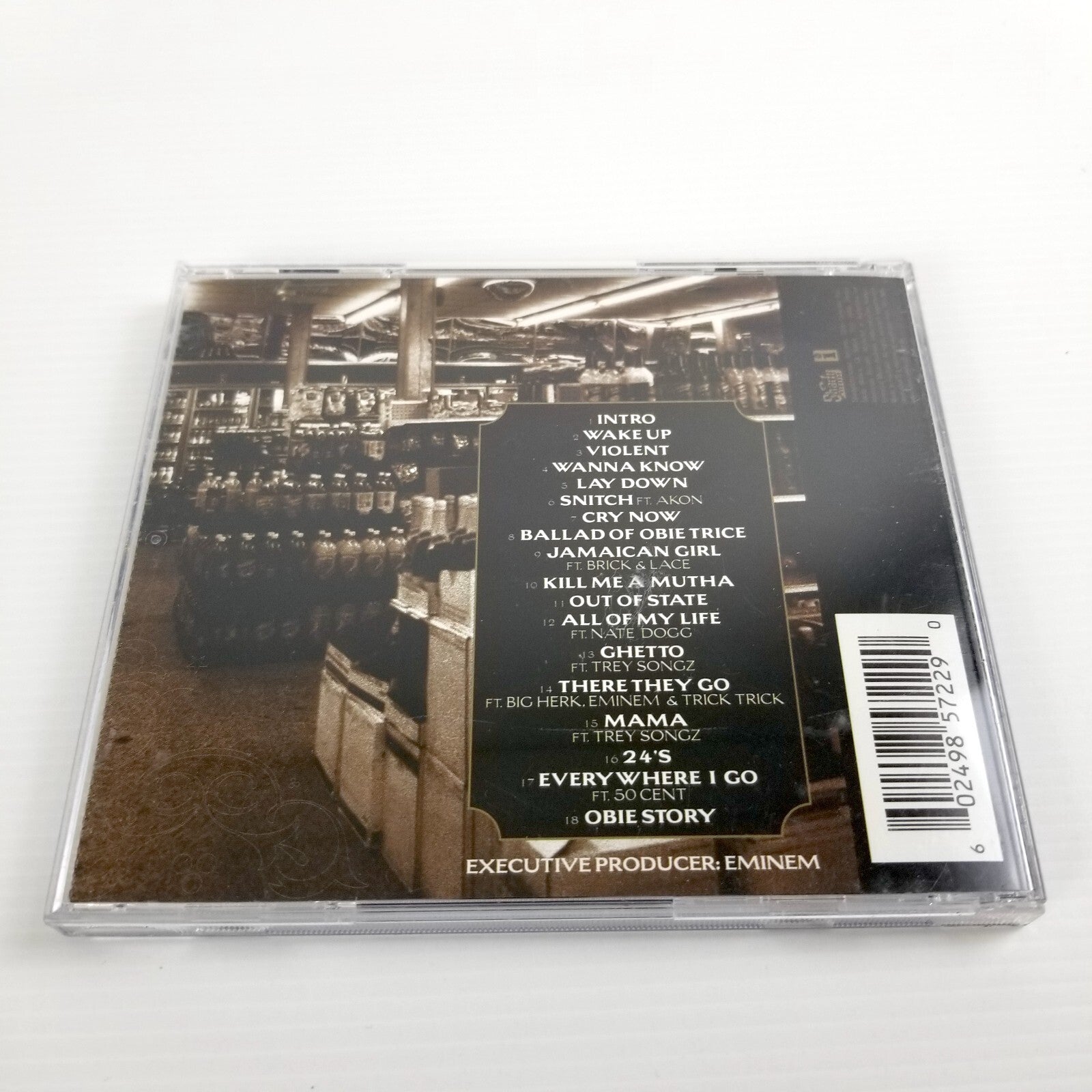 Second Round's on Me by Obie Trice (CD, 2006) Shady Hip Hop R&B Rap Music Y2K