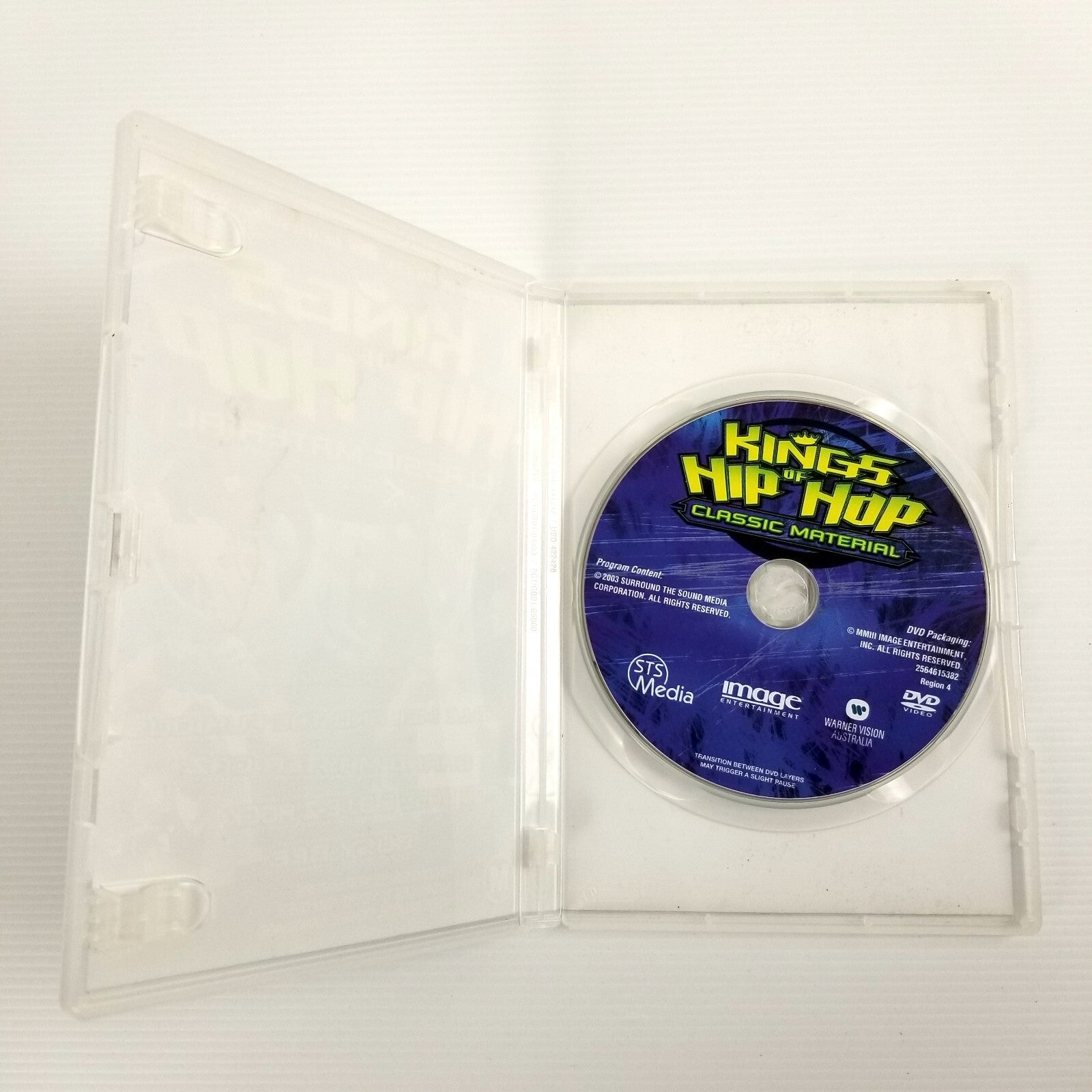Kings Of Hip Hop Classic Material (DVD, 2003) Melle Mel Grandmaster Caz Rob Base