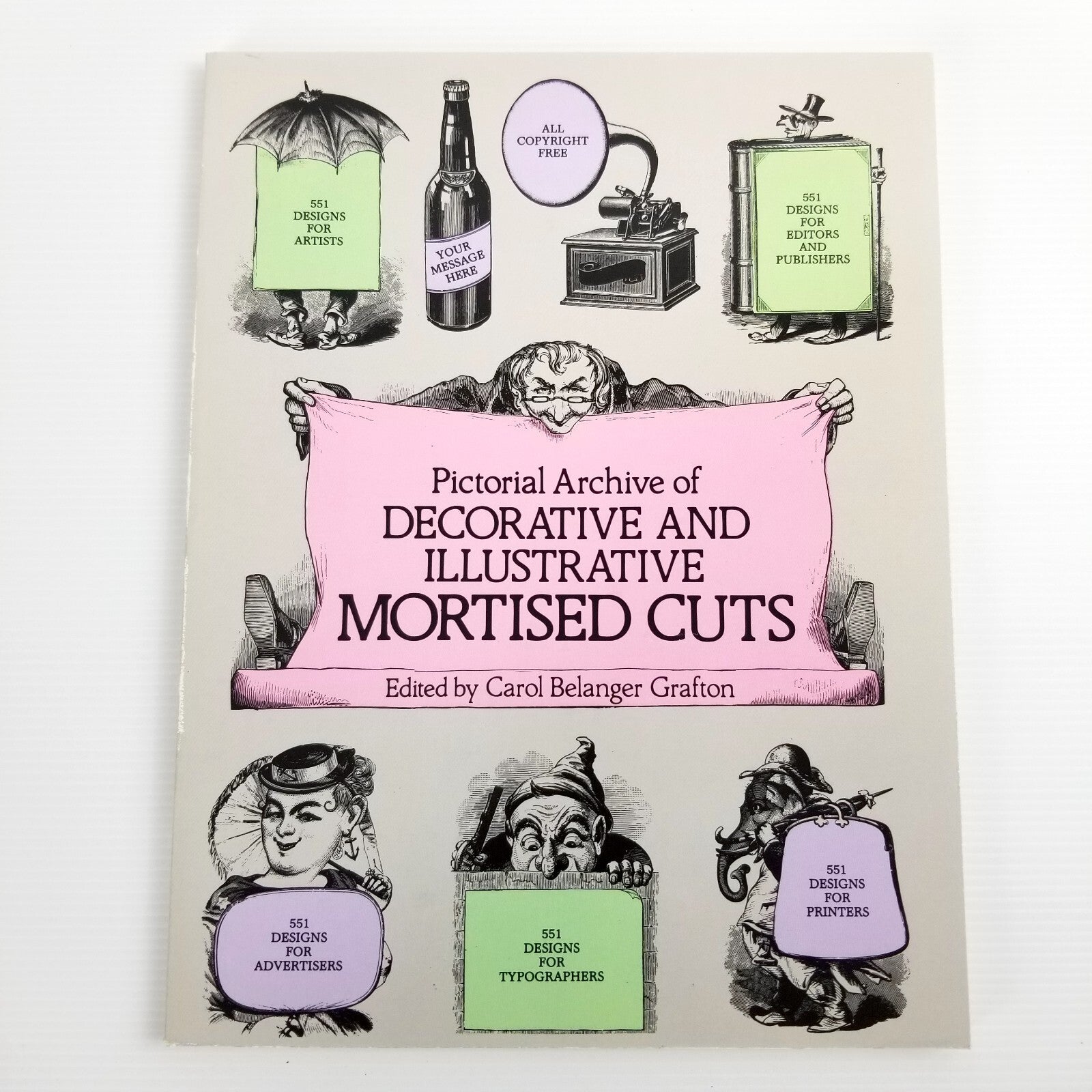 Pictorial Archive of Decorative and Illustrative Mortised Cuts: 551 Designs 1983