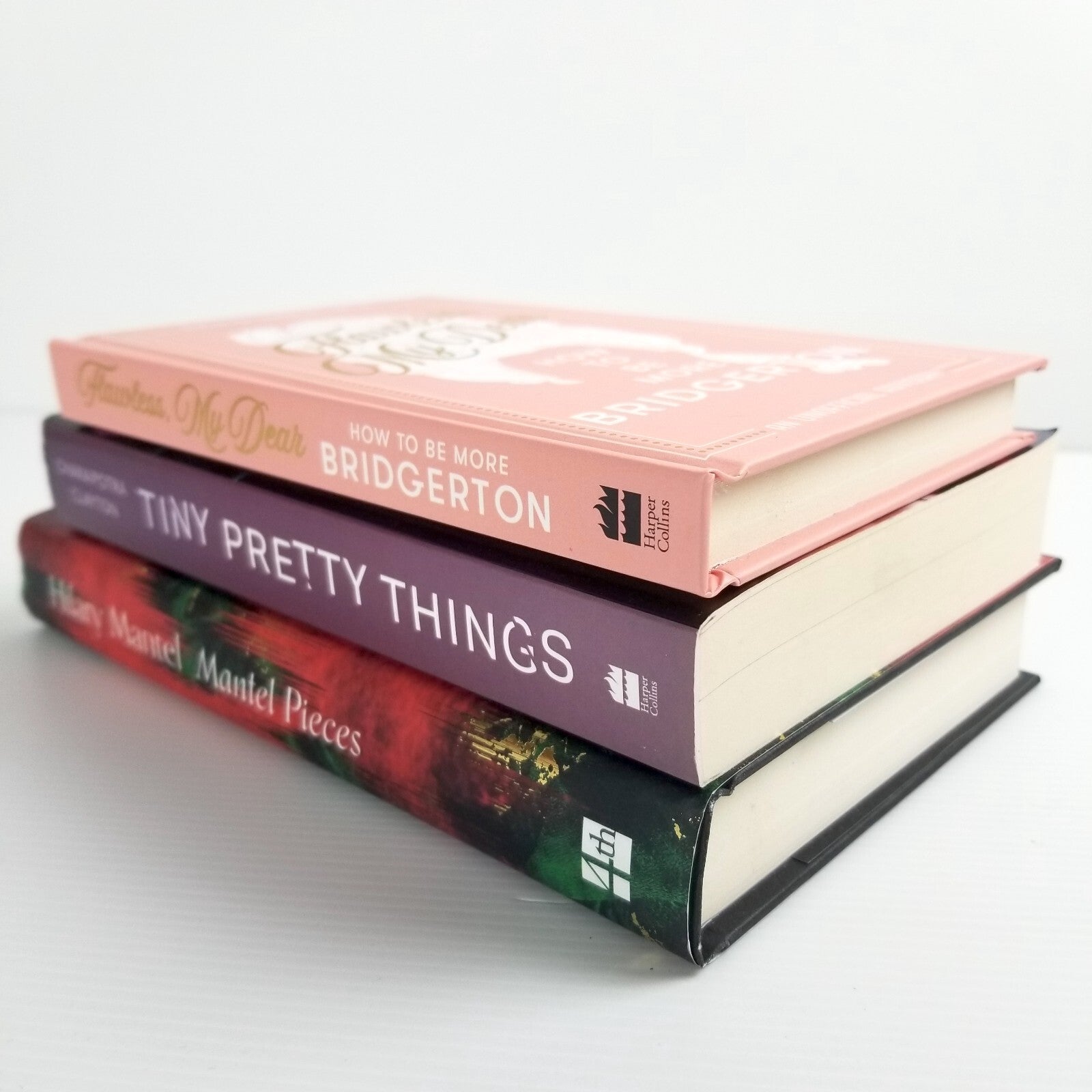 3x YA Fiction Hilary Mantel Pieces Tiny Pretty Things Flawless Bridgerton Books