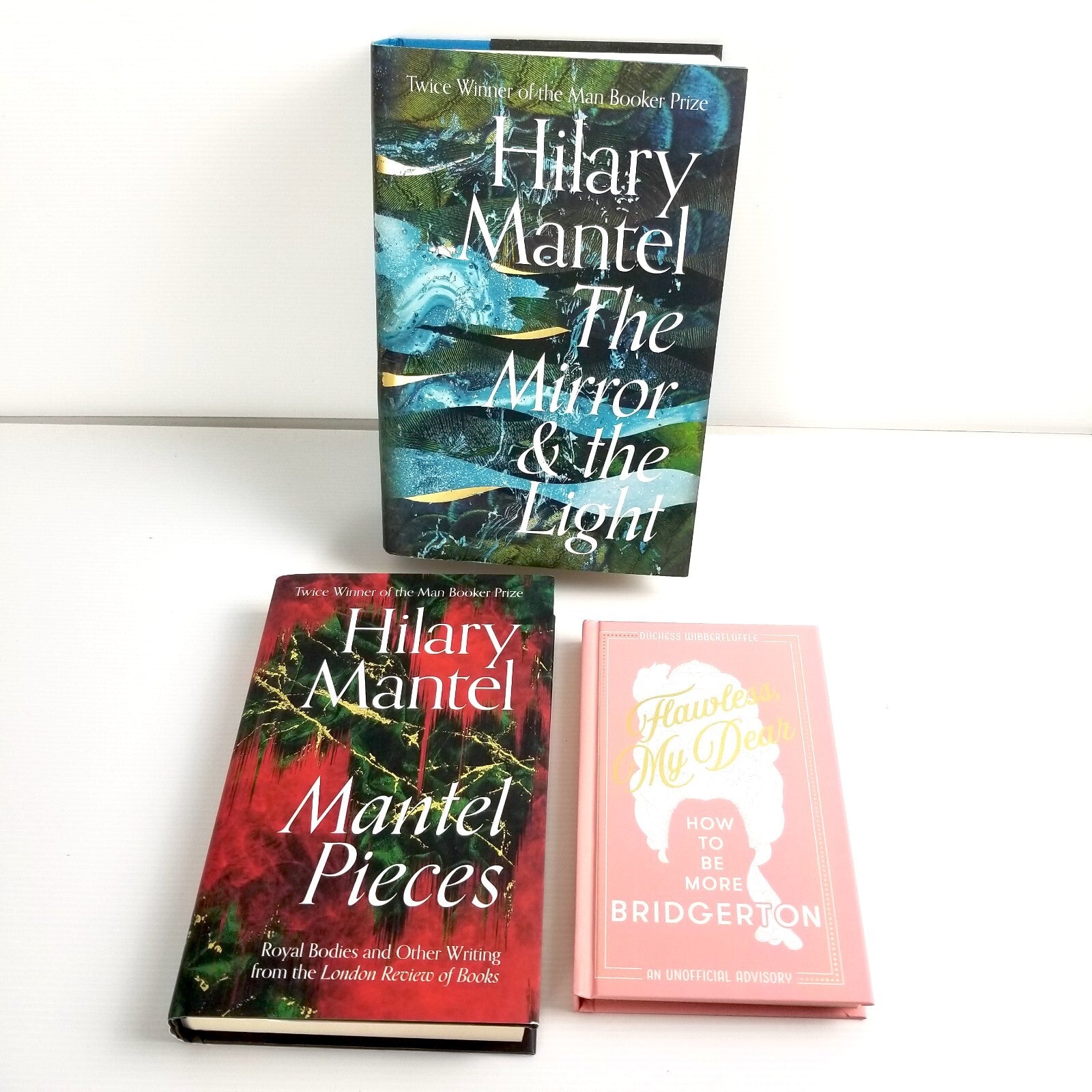 3x YA Fiction Hilary Mantel Pieces Mirror & the Light Flawless Bridgerton Books