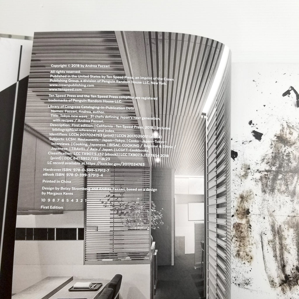 Tokyo New Wave: 31 Chefs Defining Japan's Next Generation, Cookbook, A. Fazzari