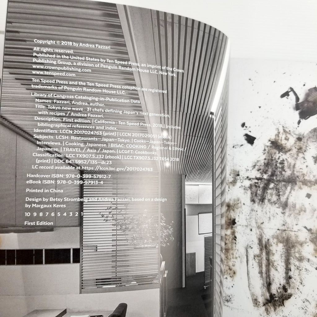 Tokyo New Wave: 31 Chefs Defining Japan's Next Generation, Cookbook, A. Fazzari