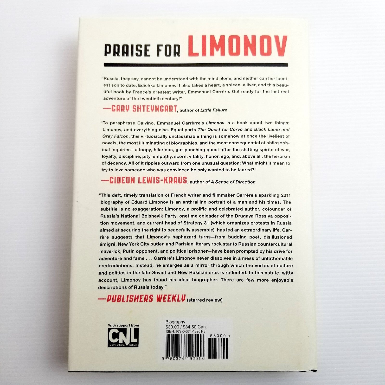 Limonov: The Outrageous Adventures... Soviet Poet (Hardcover) Emmanuel Carrere
