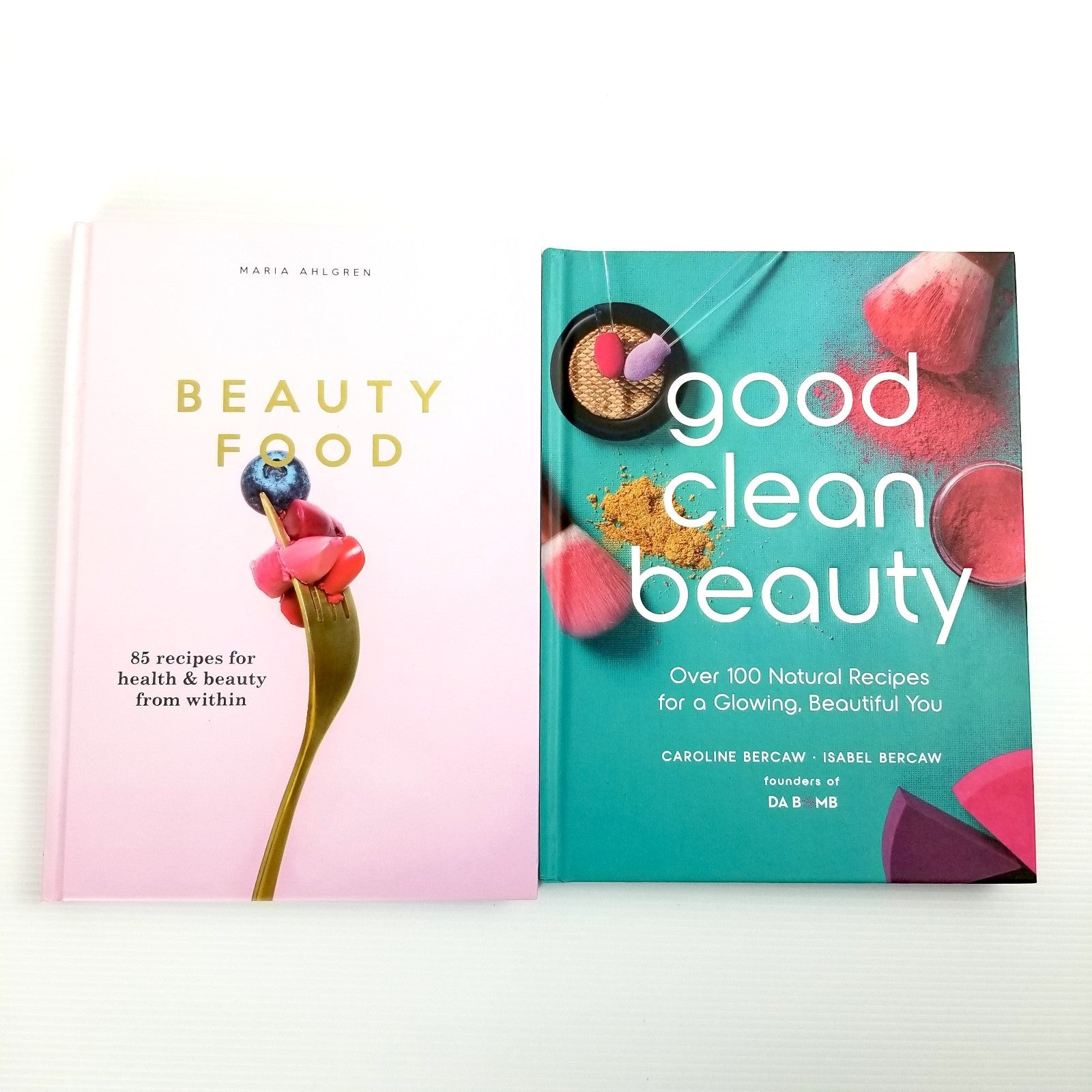 2x Beauty Food: 85 Recipes Maria Ahlgren Good Clean Beauty 100 Recipes Hardcover