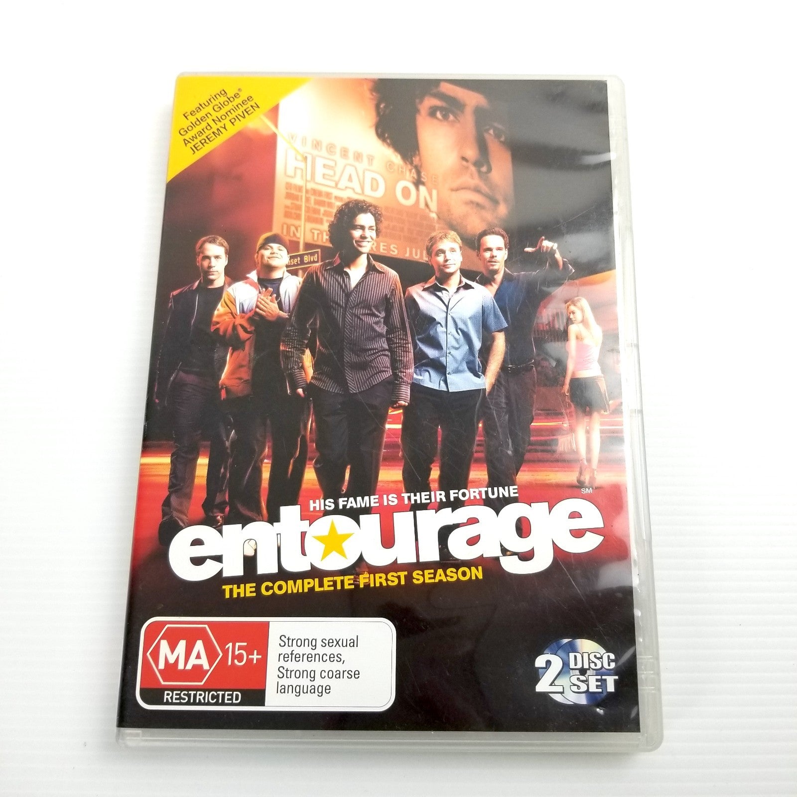 Entourage Season 1 (DVD, 2004) Region 4 MA15+  2-Disc Set