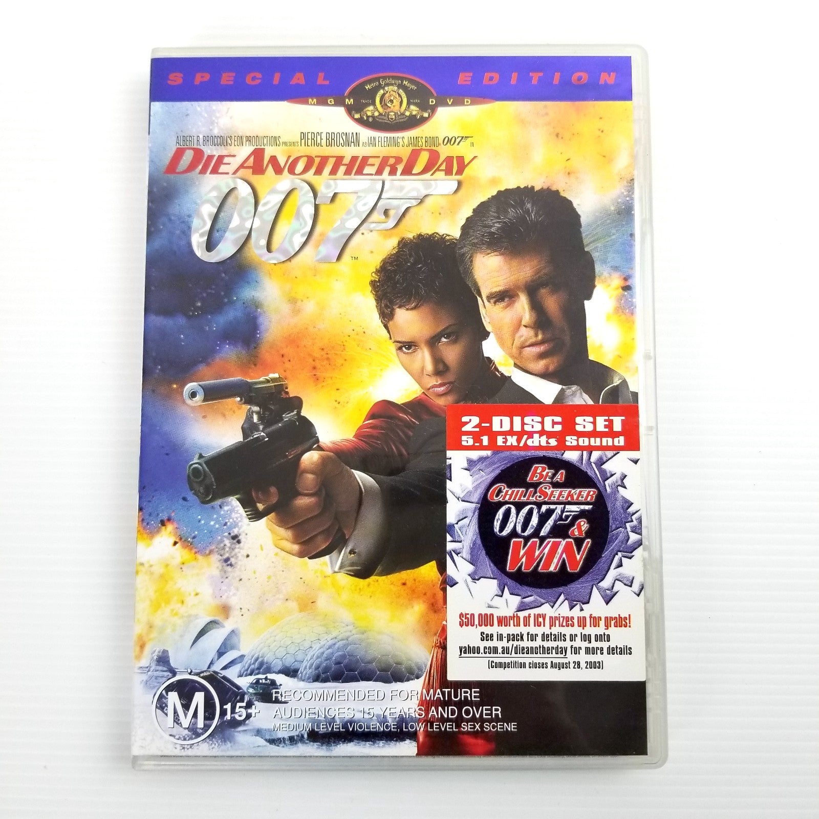 Die Another Day (DVD, 2002) M15+ Region 4 PAL 2-Discs Bonus Special Features
