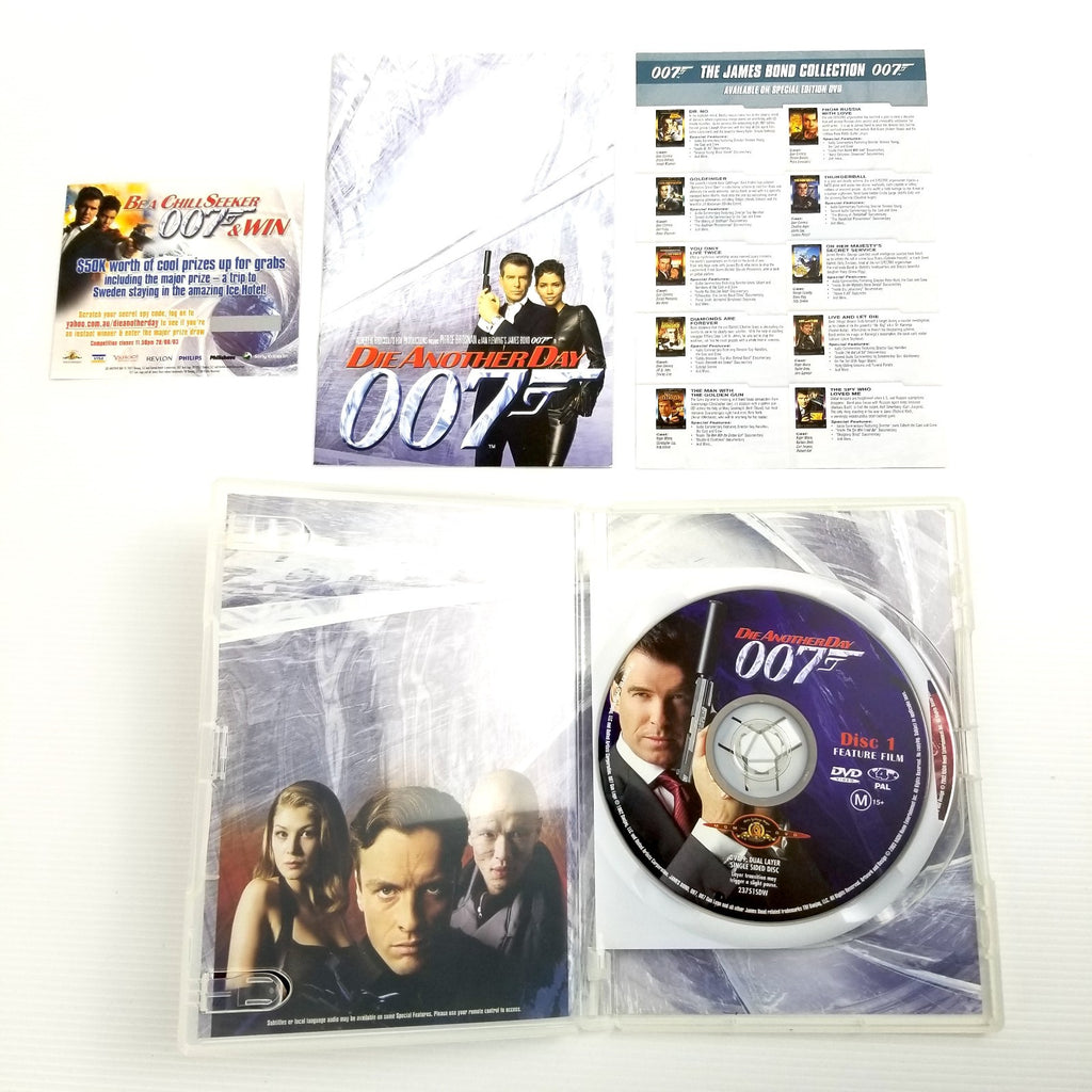 Die Another Day (DVD, 2002) M15+ Region 4 PAL 2-Discs Bonus Special Features