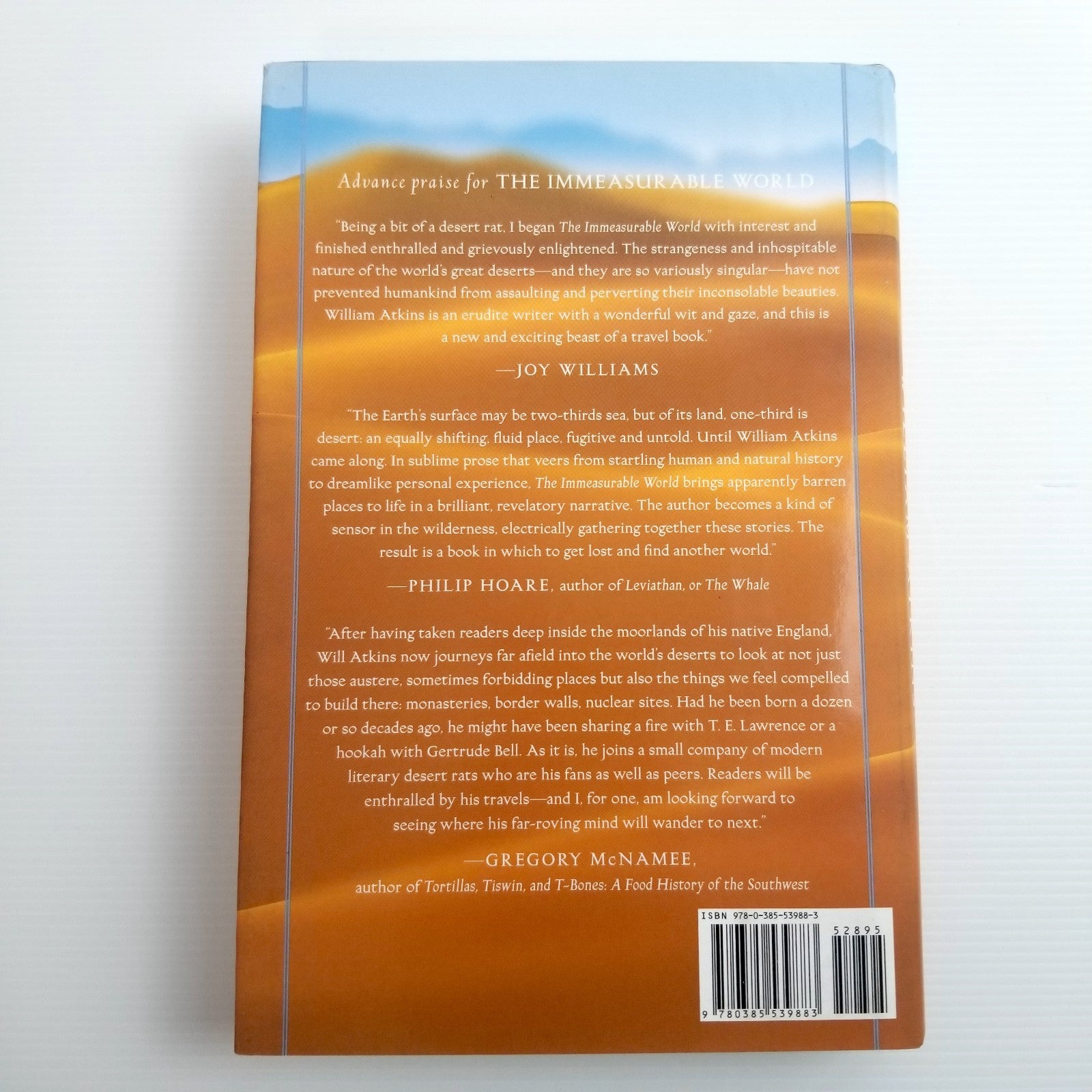 Immeasurable World: Journeys in Desert Places by William Atkins, 2018, Hardcover