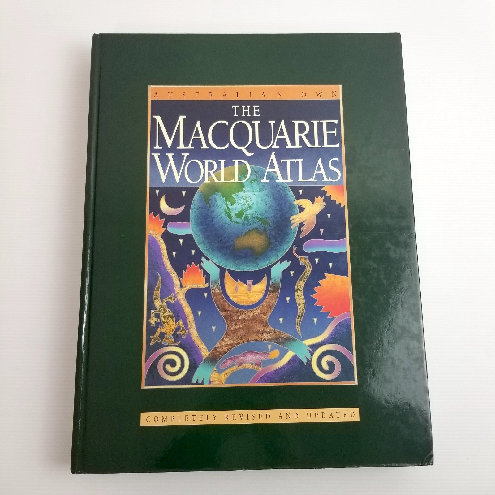 Vintage Rare The Macquarie World Atlas by Macquarie (Hardcover, 1994) Large Book