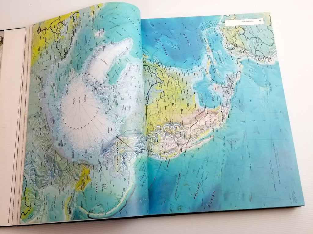 Vintage Rare The Macquarie World Atlas by Macquarie (Hardcover, 1994) Large Book