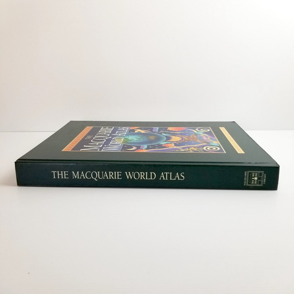 Vintage Rare The Macquarie World Atlas by Macquarie (Hardcover, 1994) Large Book