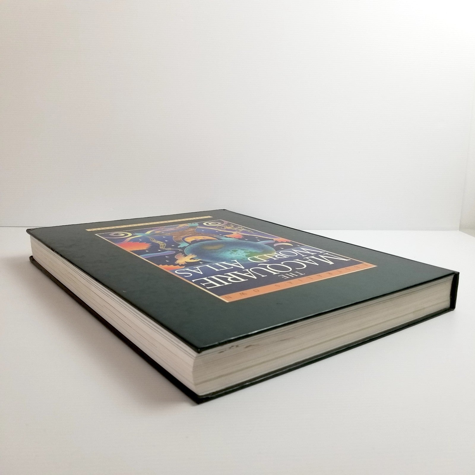 Vintage Rare The Macquarie World Atlas by Macquarie (Hardcover, 1994) Large Book