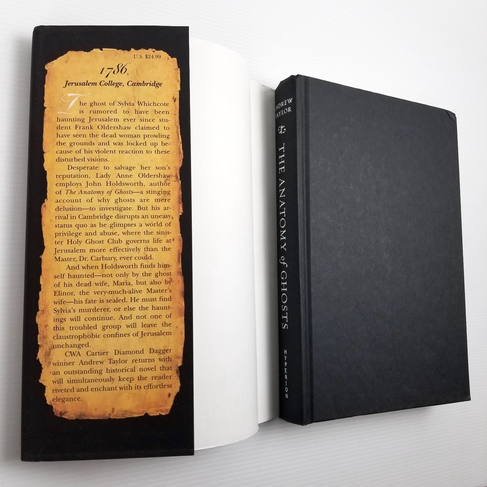 The Anatomy of Ghosts by Andrew Taylor Hardcover 2011 Horror Ghosts Fiction