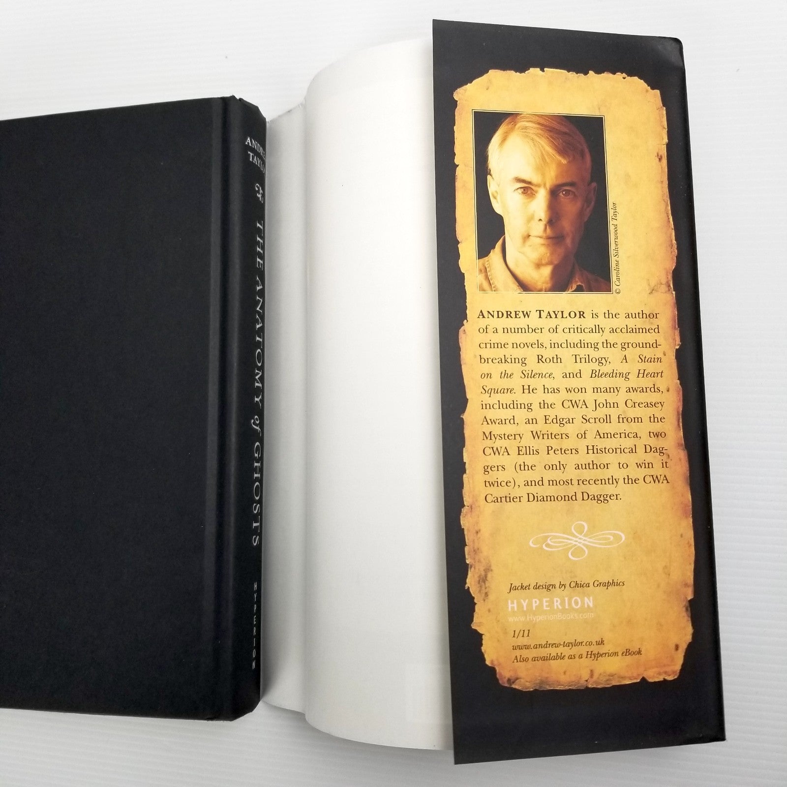 The Anatomy of Ghosts by Andrew Taylor Hardcover 2011 Horror Ghosts Fiction