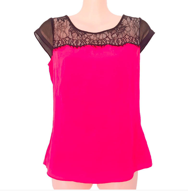 3pcs Lot Branded Casual Short Sleeve Basic Women's Regular Blouse Top Size Small
