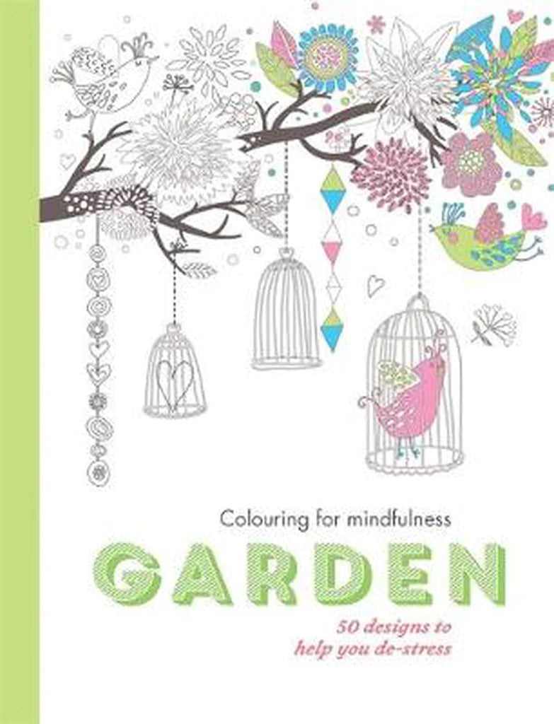 Garden: 50 designs to help you de-stress [Paperback] Hamlyn Adult Colouring Book