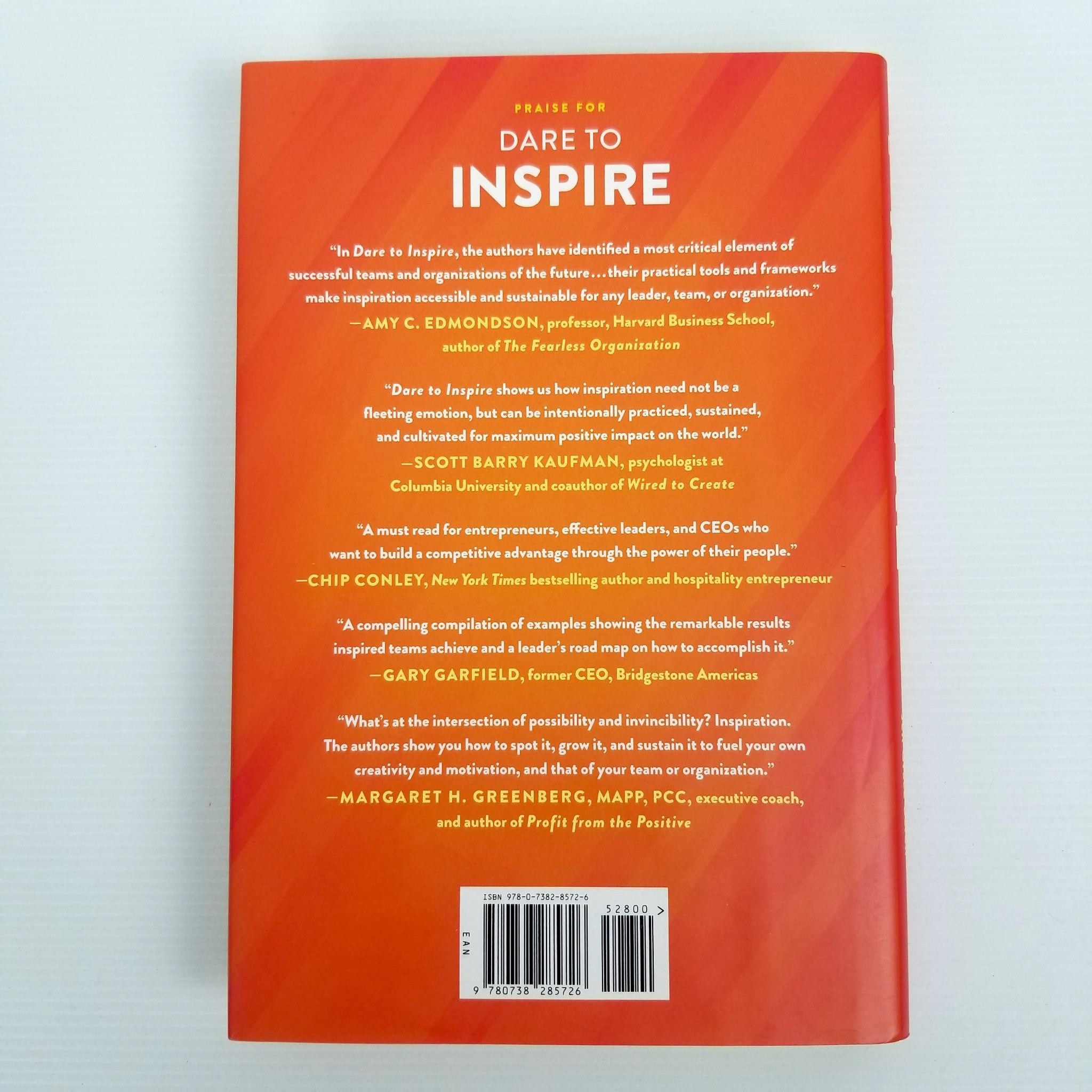 Dare to Inspire: Sustain the Fire of Inspiration in Work and Life Hardcover 2020