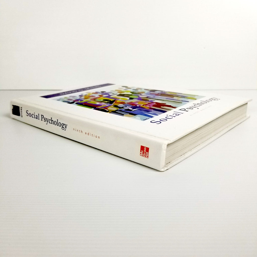Social Psychology 9th Edition by David G. Myers Textbook Hardcover 9780073531892