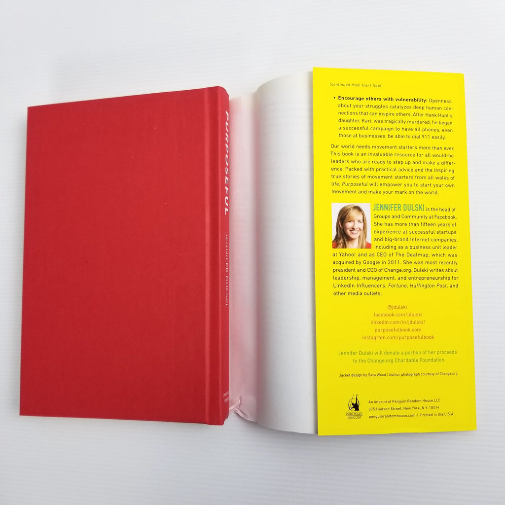 Purposeful: Are You a Manager or a Movement Starter? Hardcover 2018 by J. Dulski