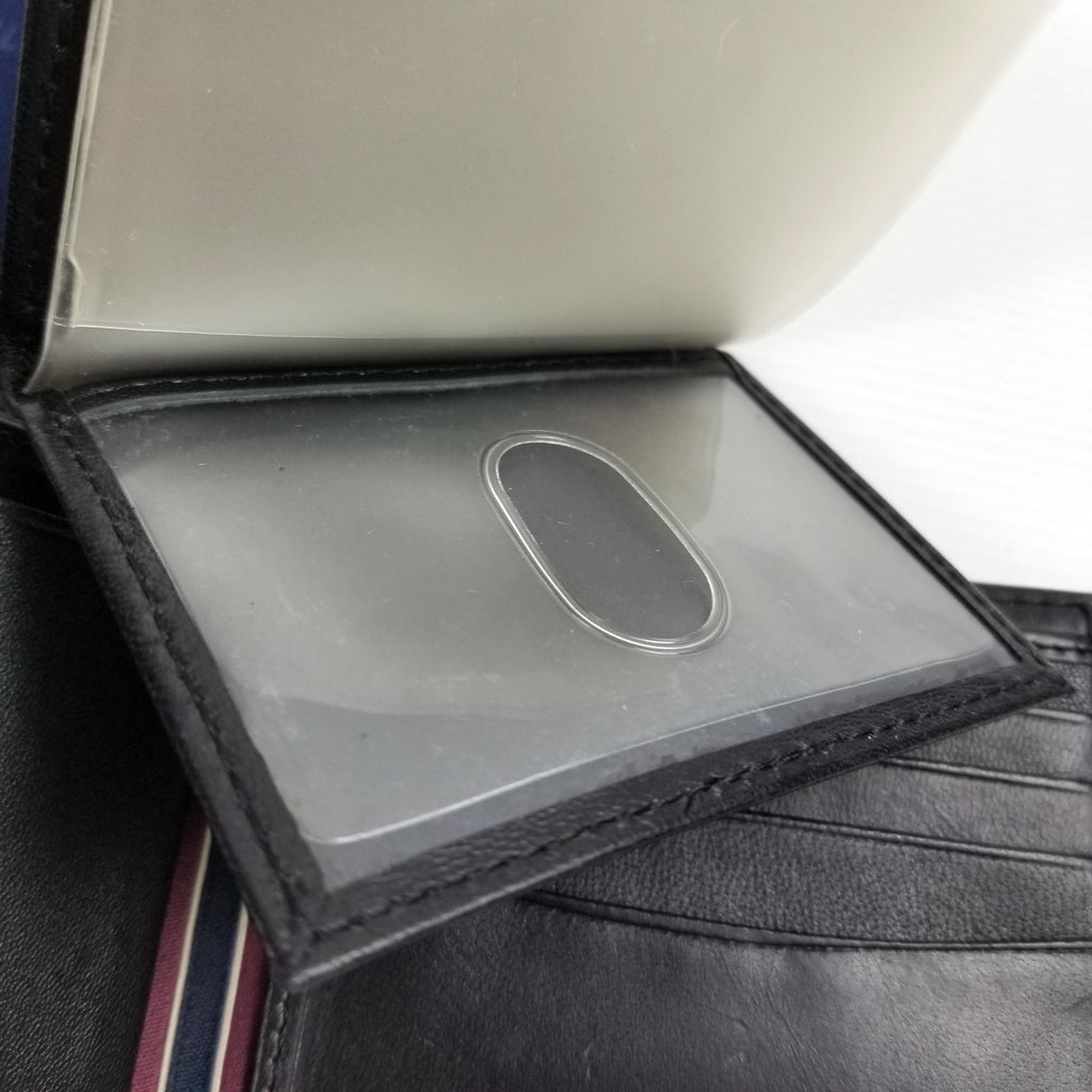 Tommy Hilfiger Men's Bifold Leather Wallet Passcase Stockton Billfold Black, New