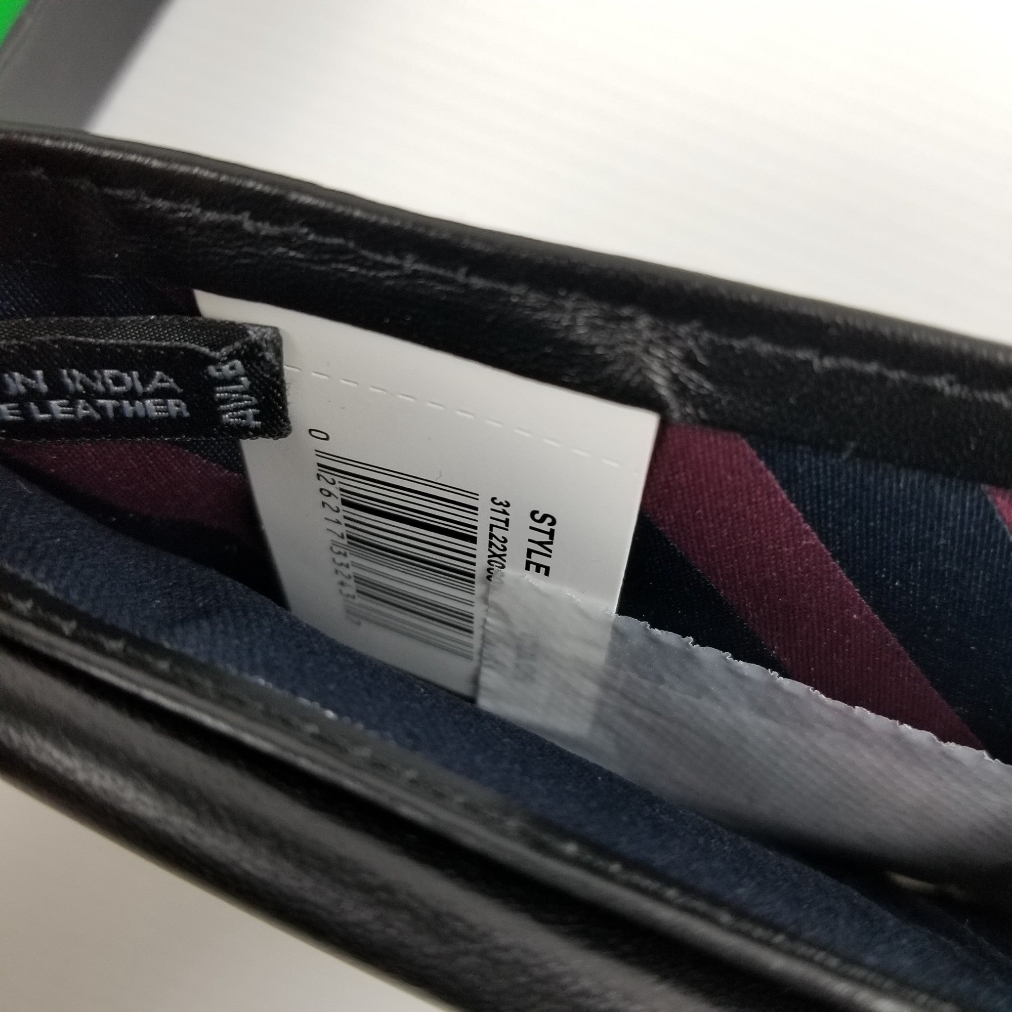 Tommy Hilfiger Men's Bifold Leather Wallet Passcase Stockton Billfold Black, New
